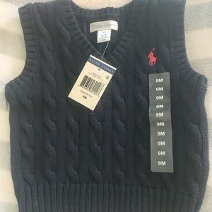 NWT Ralph Lauren Baby Boy Sweater Vest